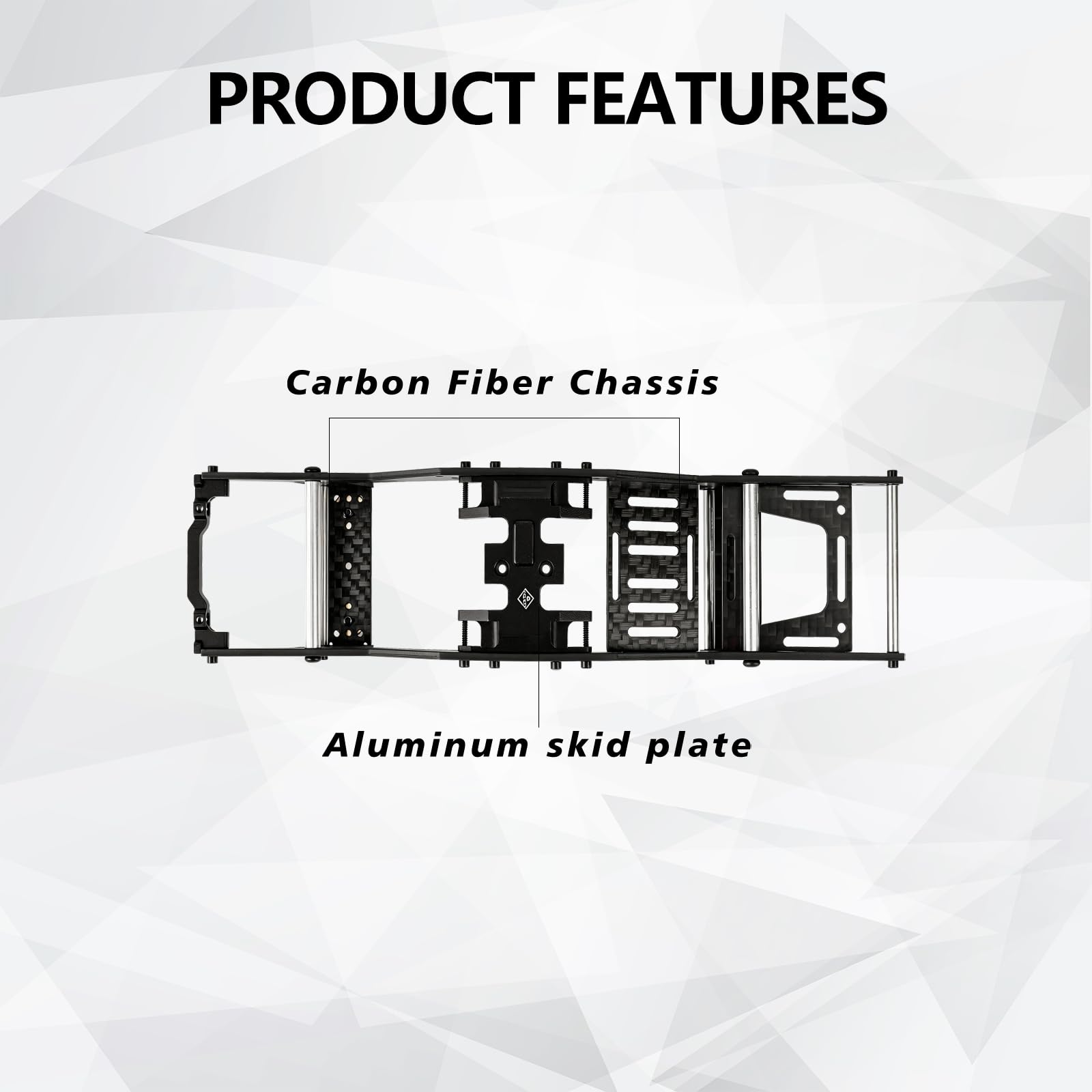 Amazon.com: FEDCO SCX24 LCG Chassis Body Shell RC Carbon Fibre